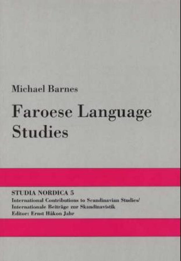 Barnes, Michael: Faroese Language Studies