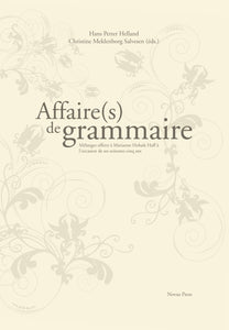 Helland/Salvesen (eds.): Affaire(s) de grammaire