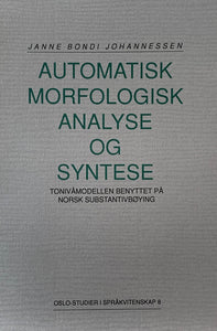 Johannessen, Janne Bondi: Automatisk morfologisk analyse