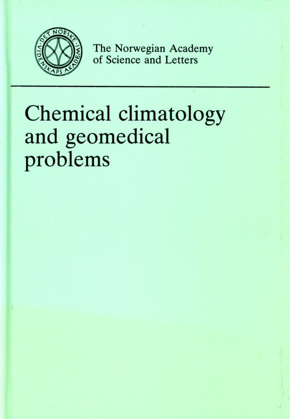 Låg, Jul (ed.): Chemical climatology and geomedical problems
